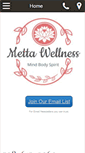 Mobile Screenshot of mettawellness.net